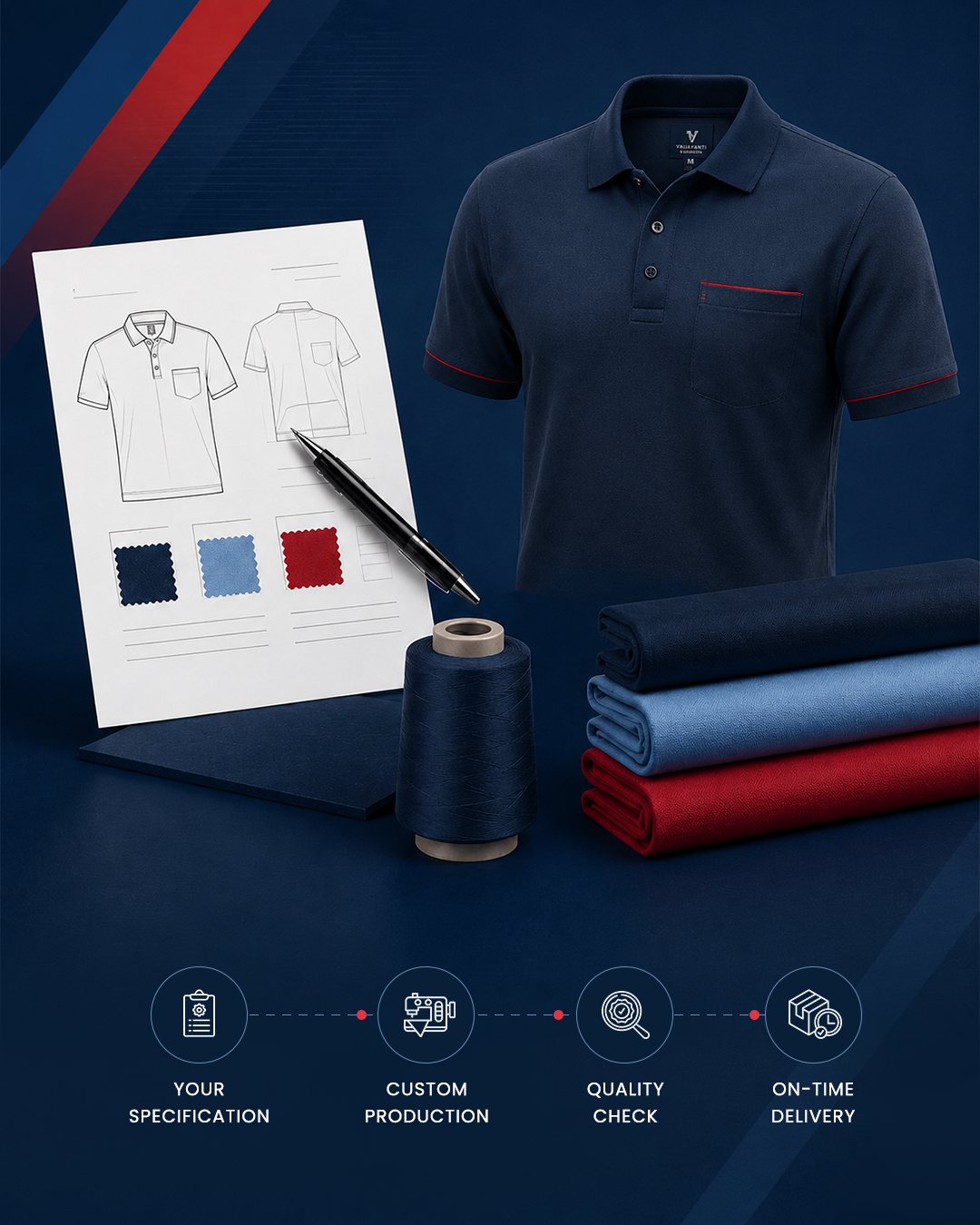 Long-term company uniform vendorship